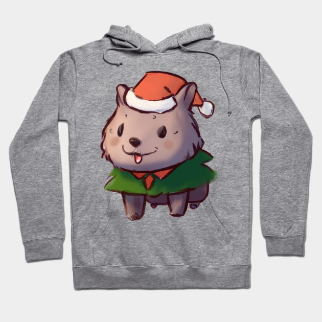 Cute Wombat Drawing Hoodie by Play Zoo